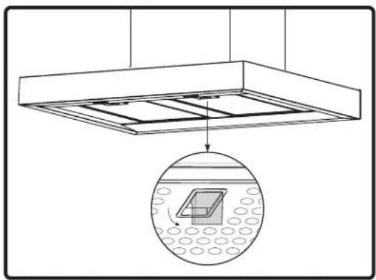 Zephyr ZRVM90CBSGG - Installing the Grease Filters (FIG. F): - 1
