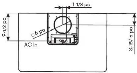 Zephyr ZRVM90CBSGG - ZRV Spécifications de la hotte - 1