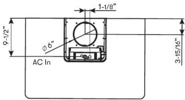 Zephyr ZRVM90CBSGG - ZRV Hood Specifications - 1