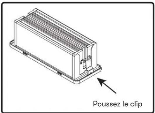 Zephyr ZRGM90BS - Retrait de la LED (FIG. H): - 1