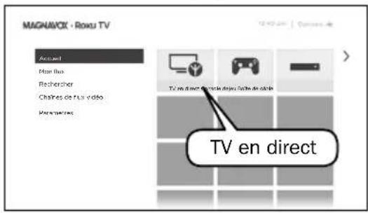 MAGNAVOX 32MV322R - Connectez l'antenne ou le cable (optionnelle) - 1