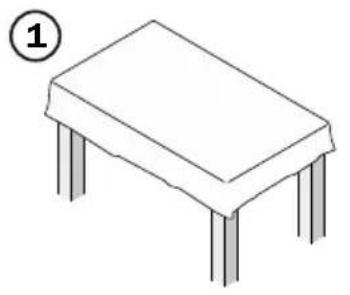 MAGNAVOX 32MV322R - Montez le socle sur le téléviseur - 1