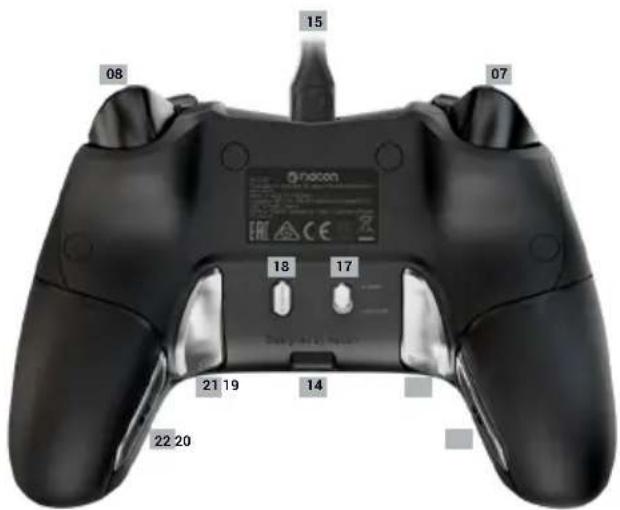 Nacon Revolution X Pro Controller - I Éléments de contrôle - 2