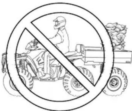 POLARIS Sportsman Big Boss 6×6 800 EF (2012) - Avertissements de sécurité Chargement incorrect - 1