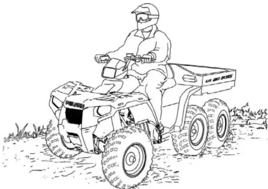 POLARIS Sportsman Big Boss 6×6 800 EF (2012) - FONCTIONNEMENT Proédures de conduite - 1