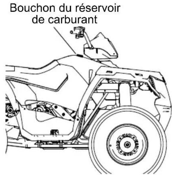 POLARIS Sportsman Big Boss 6×6 800 EF (2012) - Bouchon du réservoir de carburant - 1
