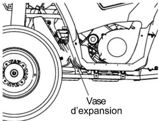 POLARIS Sportsman Big Boss 6×6 800 EF (2012) - Liquide de refroidissement dans le vase d'expansion - 1