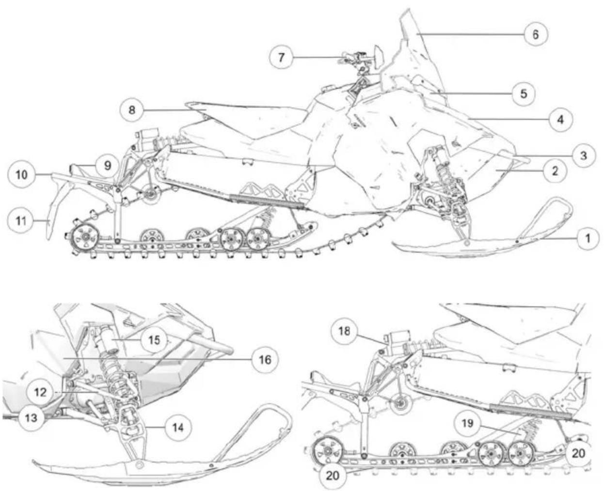 POLARIS 850 Switchback XCR (2021) - REMARQUE - 1