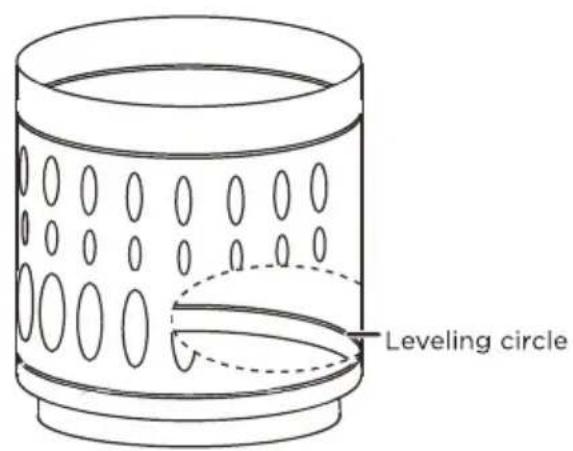 Leveling circle