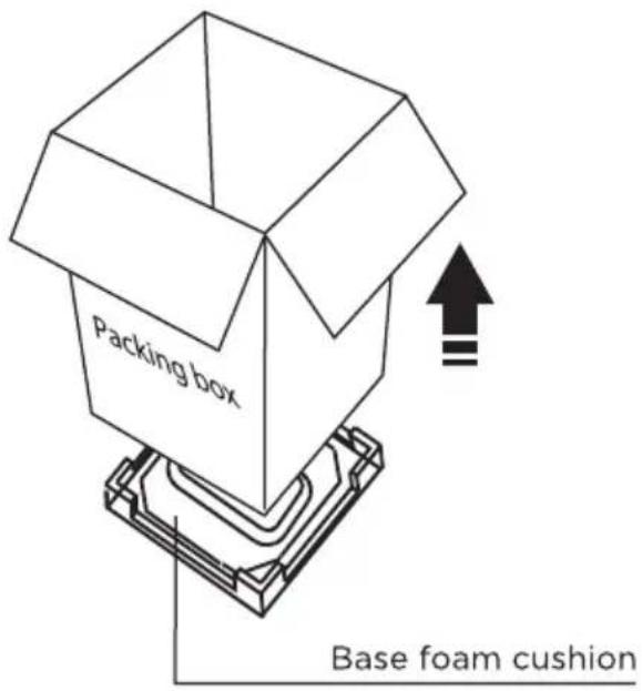 Packing box Base foam cushion