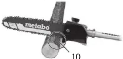 METABO MAMS 25 - Lavoro di base, segatura completa di rami e ramoscelli - 1