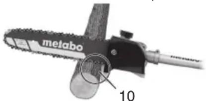 METABO MAMS 25 - Funcionamento básico, corte de ramos e galhos - 1
