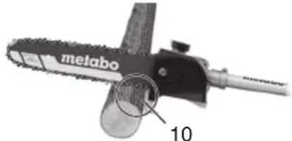 METABO MAMS 25 - Γενικός τρόπος εργασίας, πριόνισμα κλαδιών - 1
