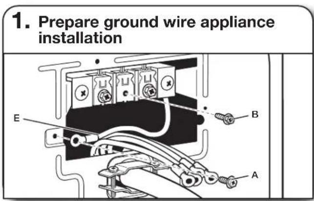 MAYTAG MED6230HW - 4-Wire Power Supply Cord Connection - 5