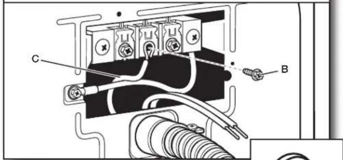MAYTAG MED6230HW - Connecter le conducteur neutre - 1