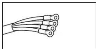 MAYTAG MED6230HW - Raccordement du cable d'alimentation à 4 fils - 4
