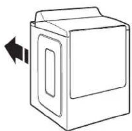 MAYTAG MED6230HW - Traslade la secadora hacía suubicación final - 1