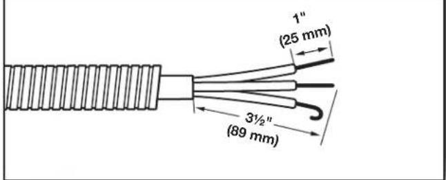 MAYTAG MED6230HW - Prepare el cable de 3 hilos para la connexion directa - 1