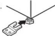 MAYTAG MED6230HW - Vissage des pieds de nivellement - 2