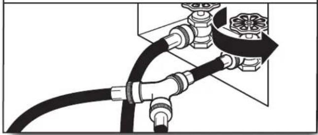 MAYTAG MED6230HW - Abra el grifo del agua fria - 1