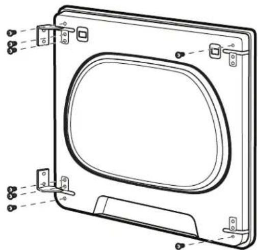 MAYTAG MED6230HW - Remove the door assembly: - 2