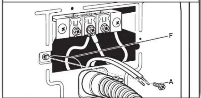 MAYTAG MED6230HW - Connect ground wire - 1