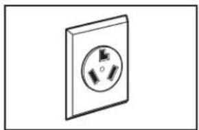 MAYTAG MED6230HW - Conexión con cable electrico de 3 hilos - 1