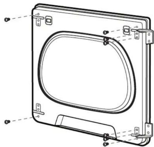 MAYTAG MED6230RHW - Remove the door assembly: - 10