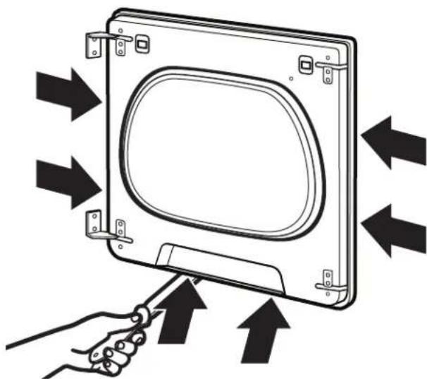 MAYTAG MGD6230RHW - Remove the door assembly: - 3