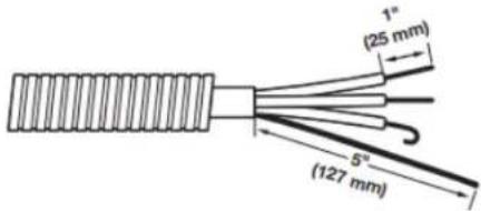 MAYTAG MGD4500MW - Prepare your 4-wire cable for direct connection - 1