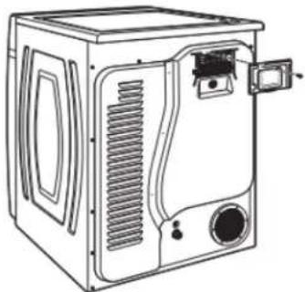 MAYTAG MGD4500MW - Retirer le couvercle du bornier - 1