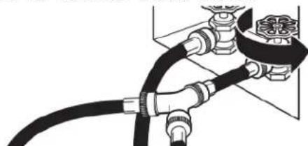 MAYTAG MGD4500MW - Raccordement des tuyaux d'alimentation - 6