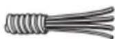 MAYTAG MGD4500MW - Fixer le cable à raccordement direct au serre-cables - 2