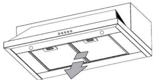 AMANA UXT5536AAS - Installation de la hotte - 1