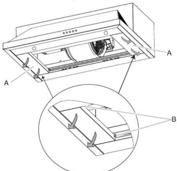 AMANA UXT5536AAS - Installation de la hotte - 2