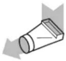 AMANA UXT5536AAS - 6" (15.2 cm) or Larger Round Vent System - 5