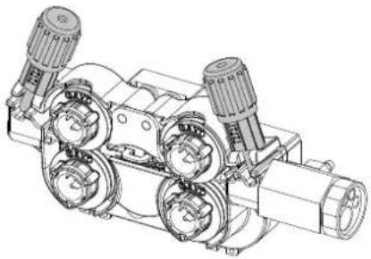 GYS Neopulse 320 C - Per cantiare i rulli, procedere come segue: - 3