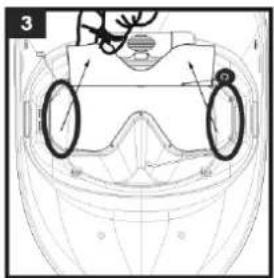 GYS LCD Gysmatic Goggle 3 - REEMPLAZO DE LA PILA - 5