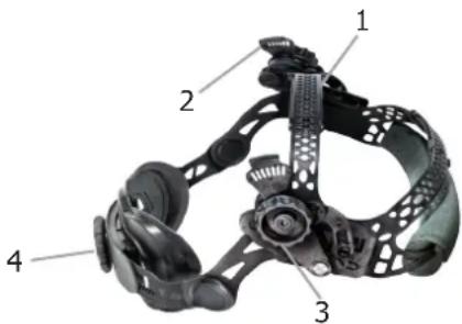 GYS LCD Gysmatic Goggle 3 - REGOLAZIONE ELASTICO - 1