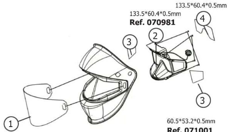 GYS LCD Gysmatic Goggle 3 - Legenda: - 1