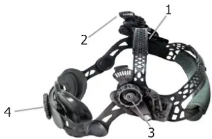 GYS LCD Gysmatic FlipFlap Goggle 3 - REGOLAZIONE ELASTICO - 1