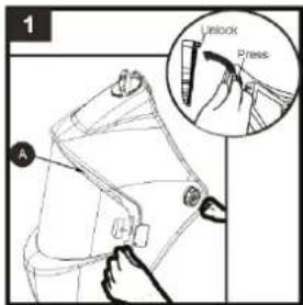GYS LCD Gysmatic FlipFlap Goggle 3 - REPLACEMENT OF INSIDE AND OUTSIDE PROTECTIVE SCREENS - 1
