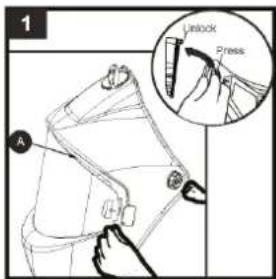 GYS LCD Gysmatic FlipFlap Goggle 3 - ЗАМЕНА ВНУТРЕННИХ И ВНЕШНИХ ЗАЩИТНЫХ ЭКРАНОВ - 1