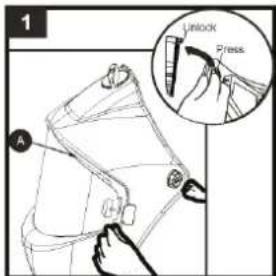 GYS LCD Gysmatic FlipFlap Goggle 3 - ERSETZEN DER INNEREN UND AUSSEREN VORSATZSCHEIBEN - 1