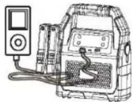GYS Nomad Power PRO Truck - Instructies voor het laden van een mobiele telefoon of een tablet - 2