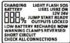 GYS Nomad Power PRO Truck - DESCRIPTION DE L'ECRAN LCD - 3