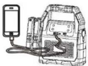 GYS Nomad Power PRO Truck - Instructies voor het laden van een mobiele telefoon of een tablet - 1