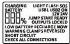 GYS Nomad Power PRO Truck - BESCHREIBUNG DES LCD-DISPLAYS ② - 3