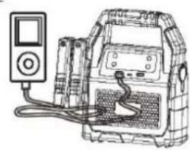 GYS Nomad Power PRO Truck - Istruzioni per caricare un Telefono cellulare o un tablet - 2