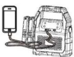 GYS Nomad Power PRO Truck - Instrucciones para cargar un Telefono cellular o tableta - 1